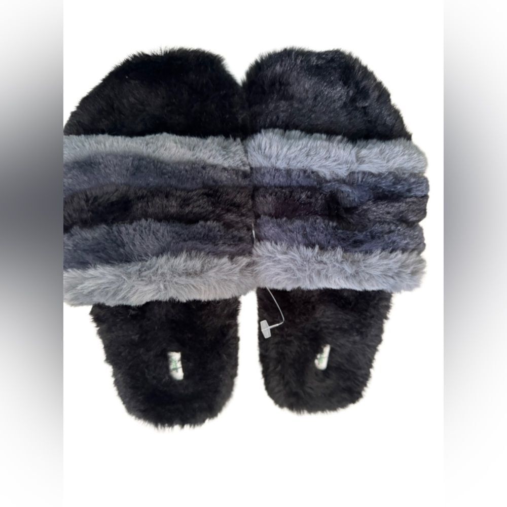 Nwot Aerie Furry Slides Size 7 All Season Fun Slippers